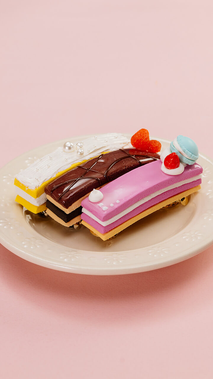 スイートなヘアアクセ♡ケーキバレッタ