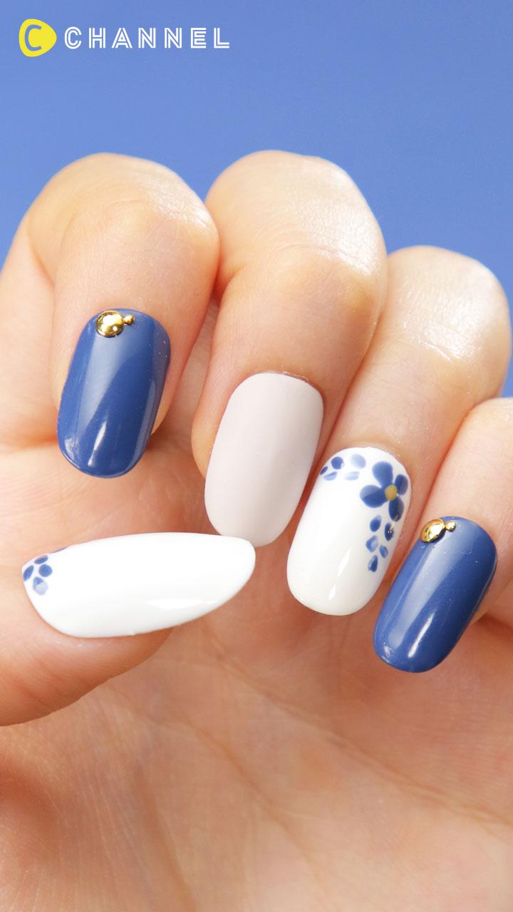 可憐な可愛さ♡ドイツ陶器ネイル