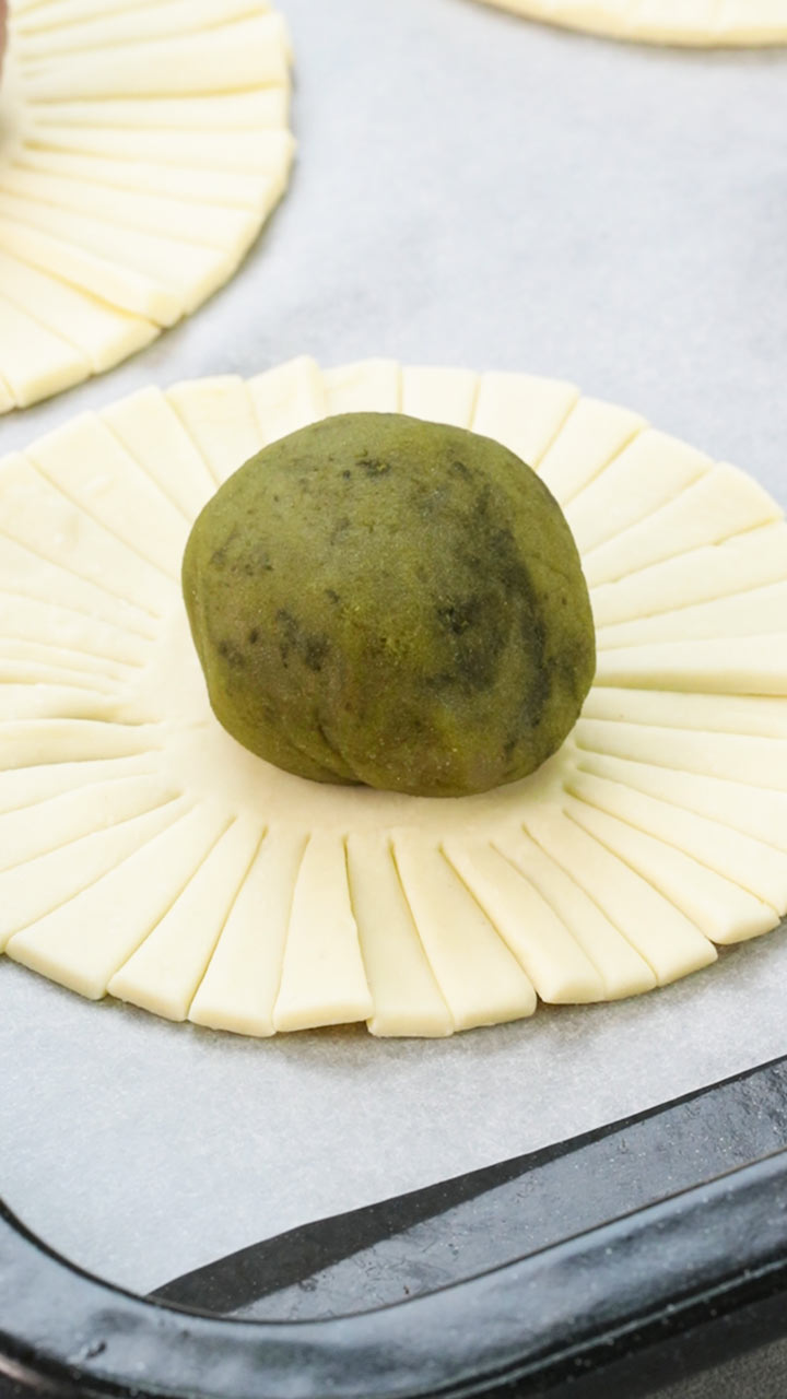 まんまる餡のひらひらパイ包み