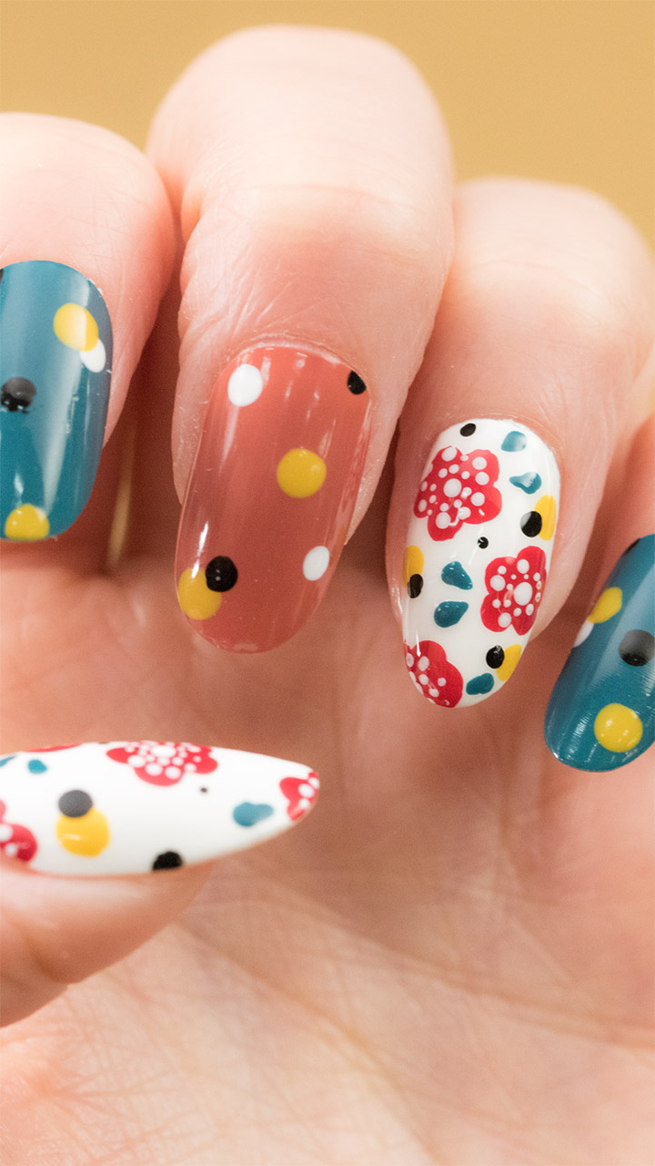 春の訪れ♡可憐な梅の花ネイル