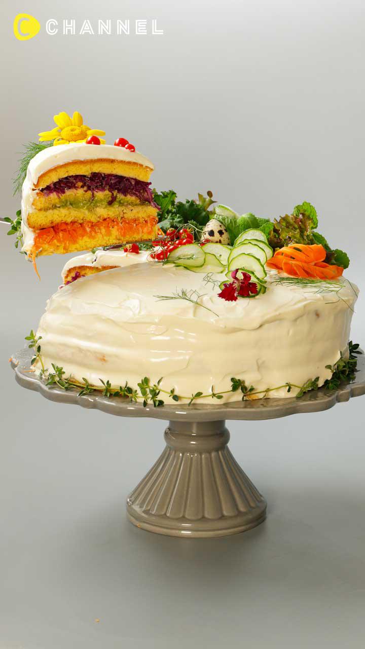 ヘルシー&罪悪感なし!? サラダケーキ