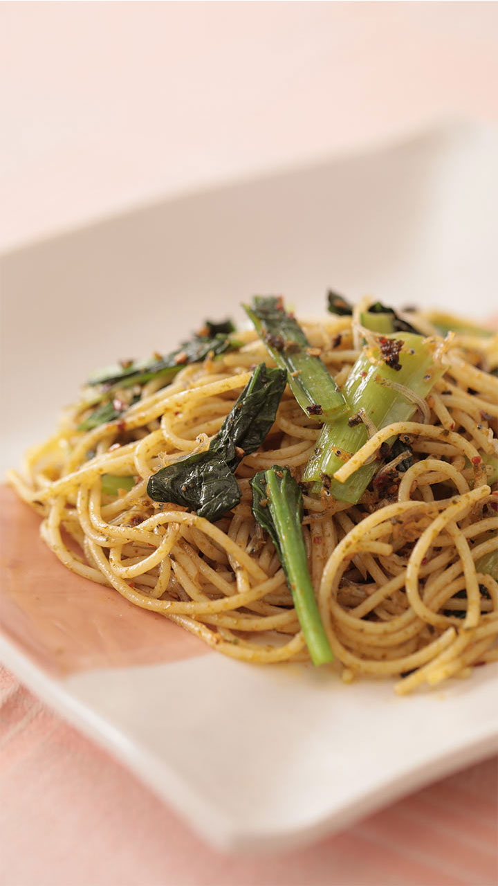 結婚するなら、イクメン？カジメン？それとも…? 生七味ちりめんじゃこパスタ