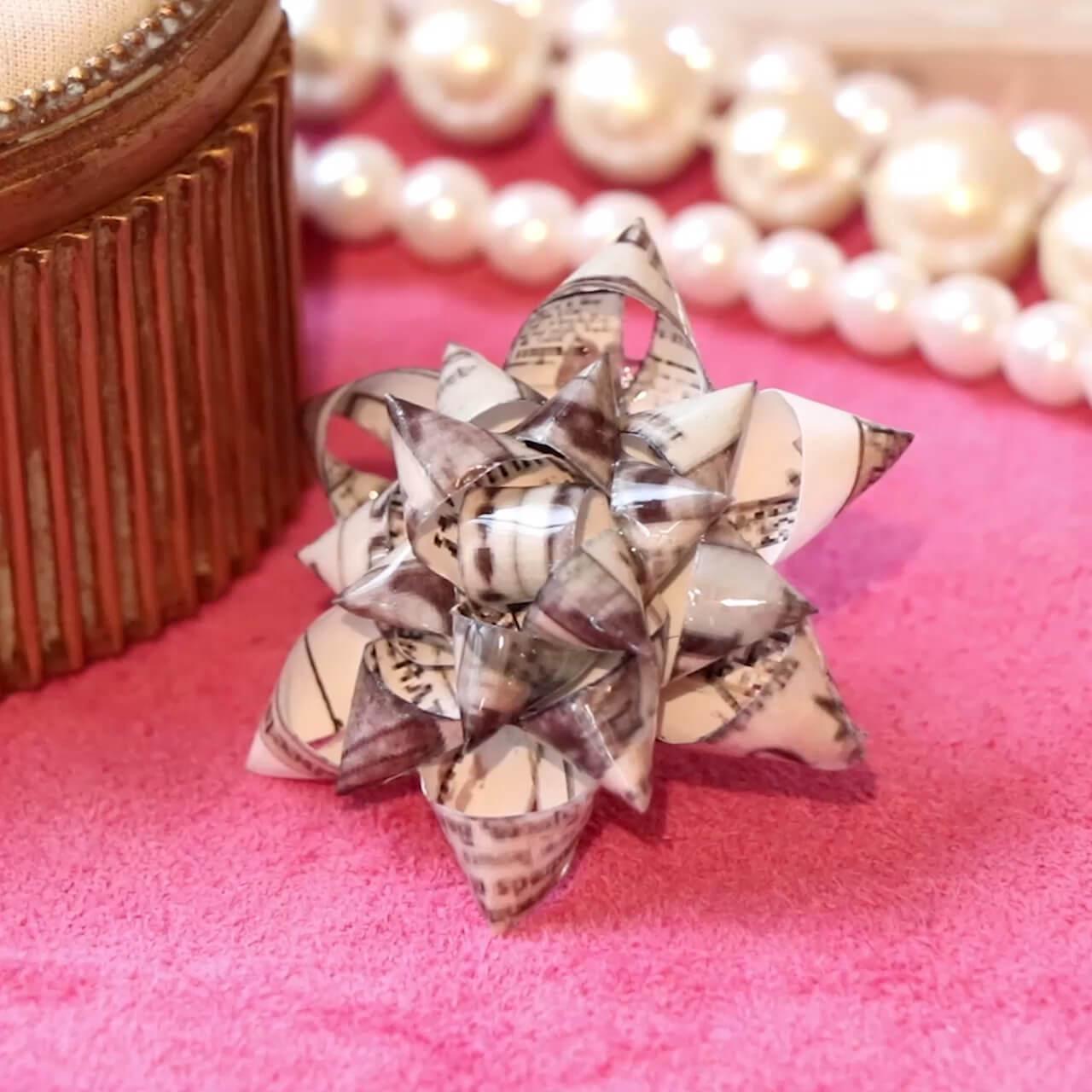 ちょっと楽しくなっちゃう♪「ラッピングリボンのリング」