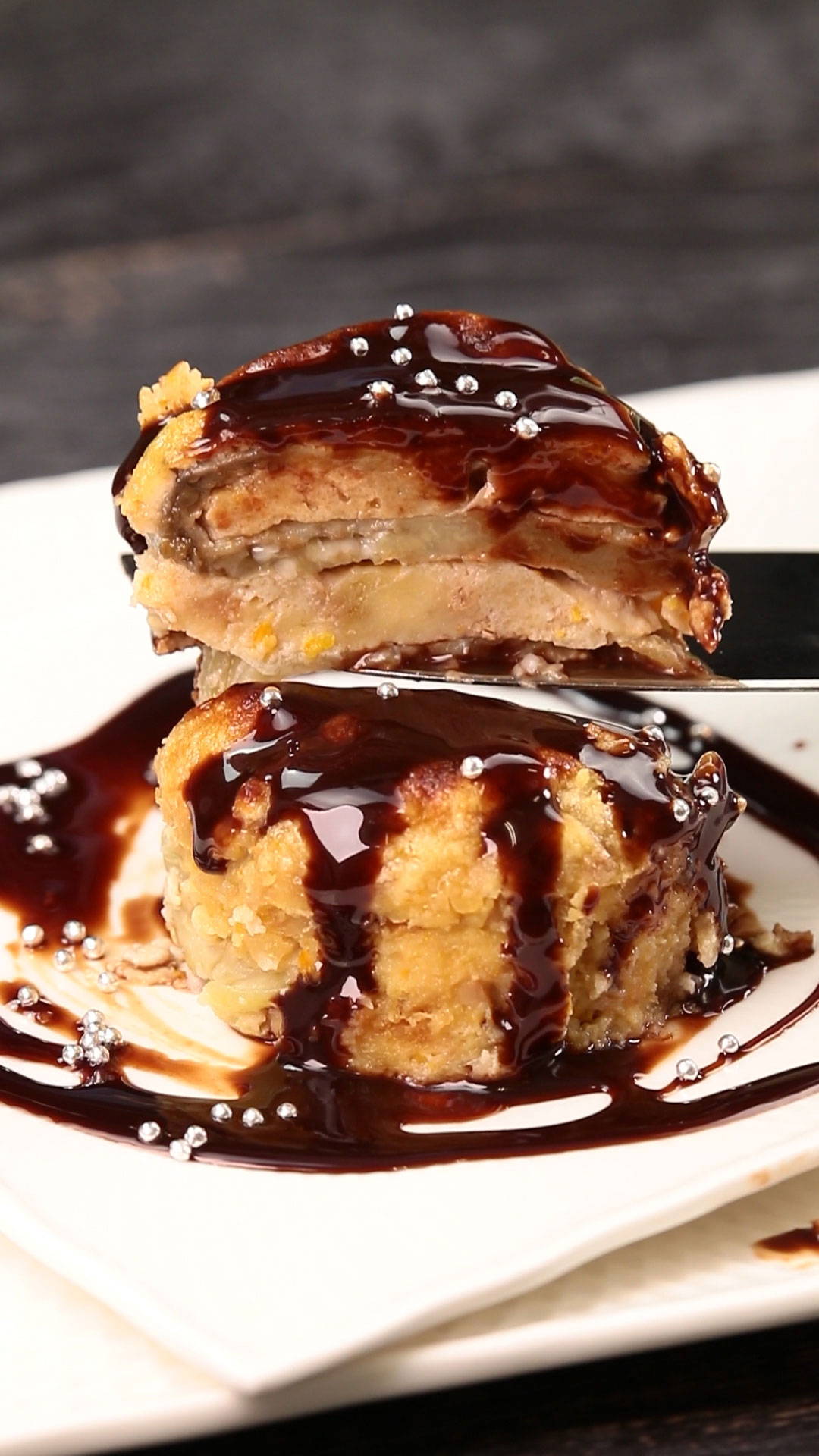 なすのミルフィーユケーキ!?新食感の不思議なスイーツ