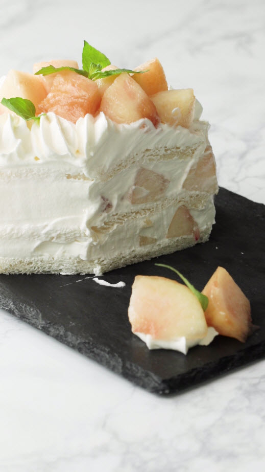 เค้กลูกพีชเนื้อนิ่ม ฉบับมือใหม่หัดทำ    