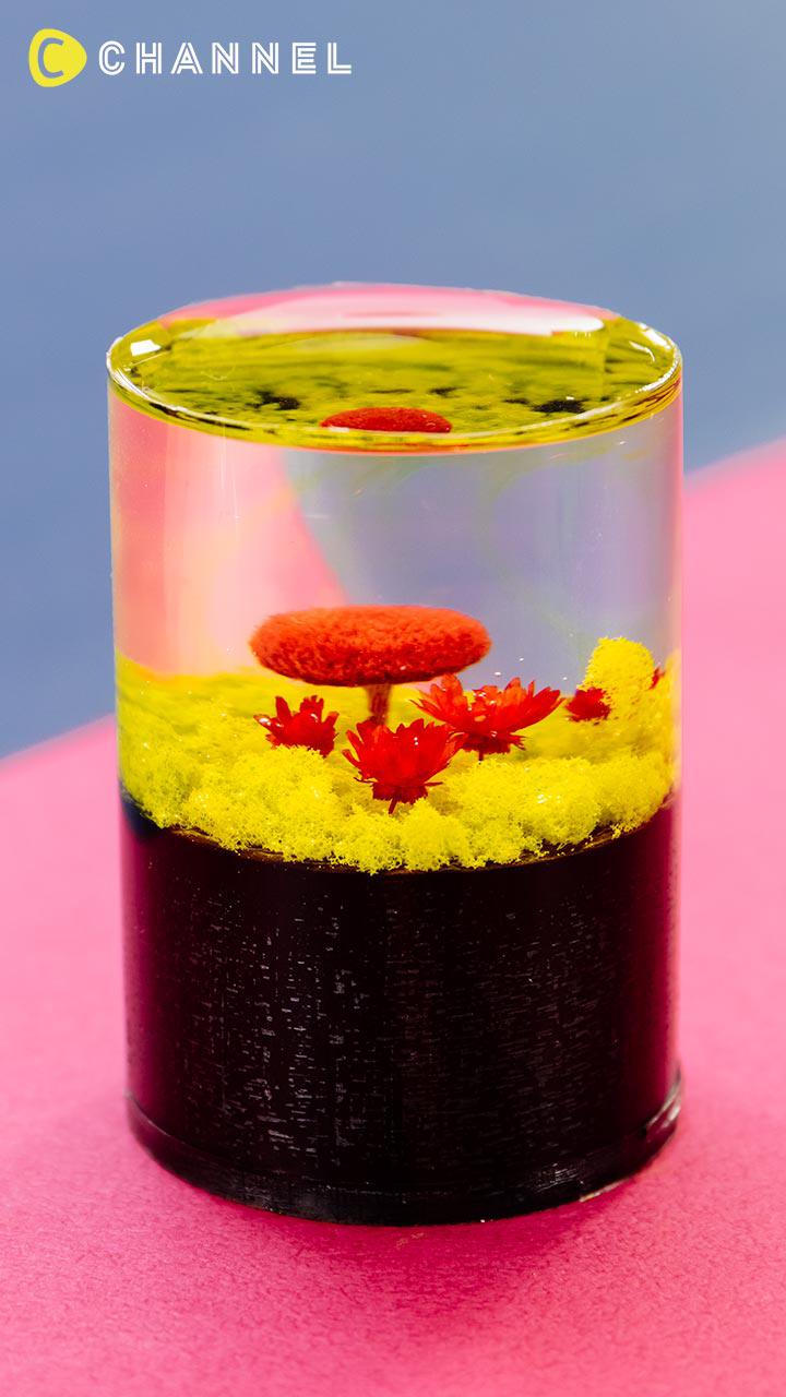 ついつい覗き込んじゃう♡森を切り取ったかのようなオブジェ