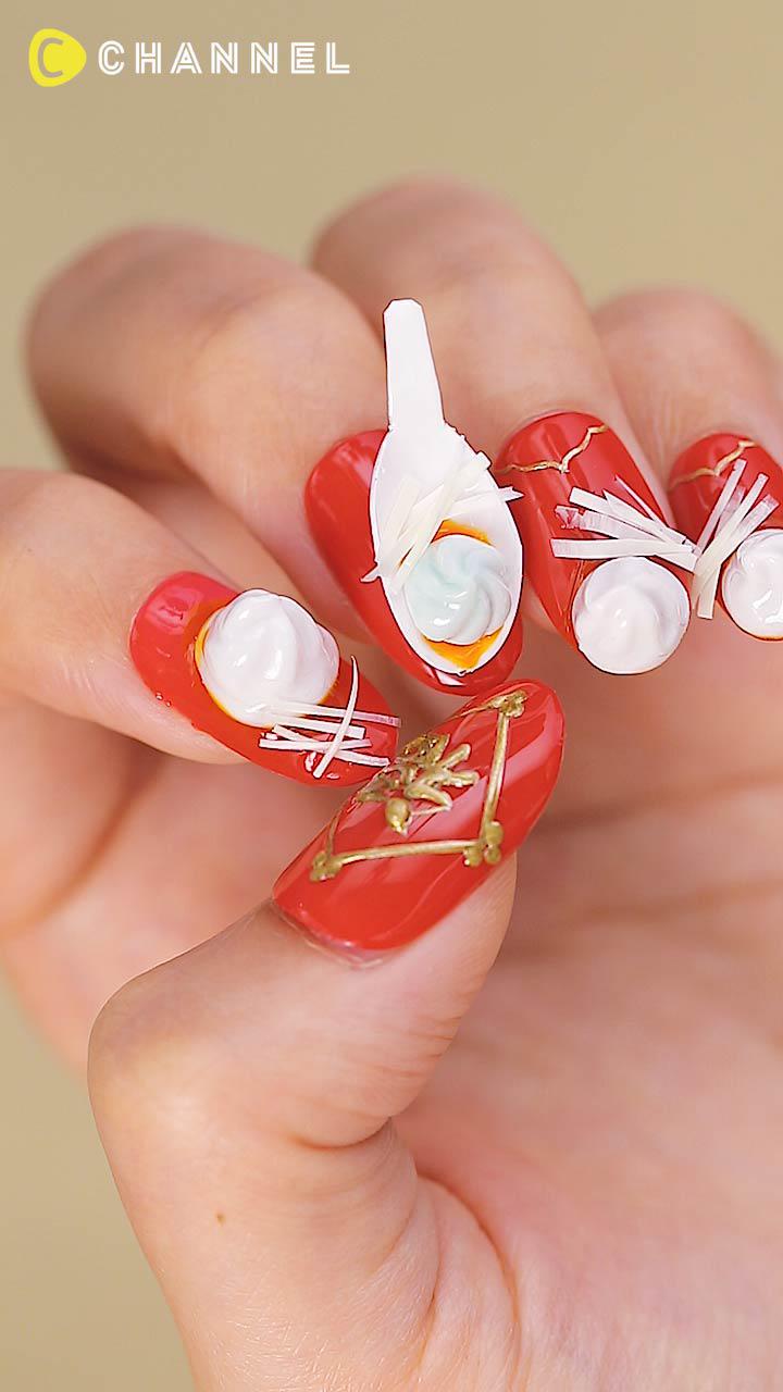 好吃！ ぷっくり小籠包ネイル