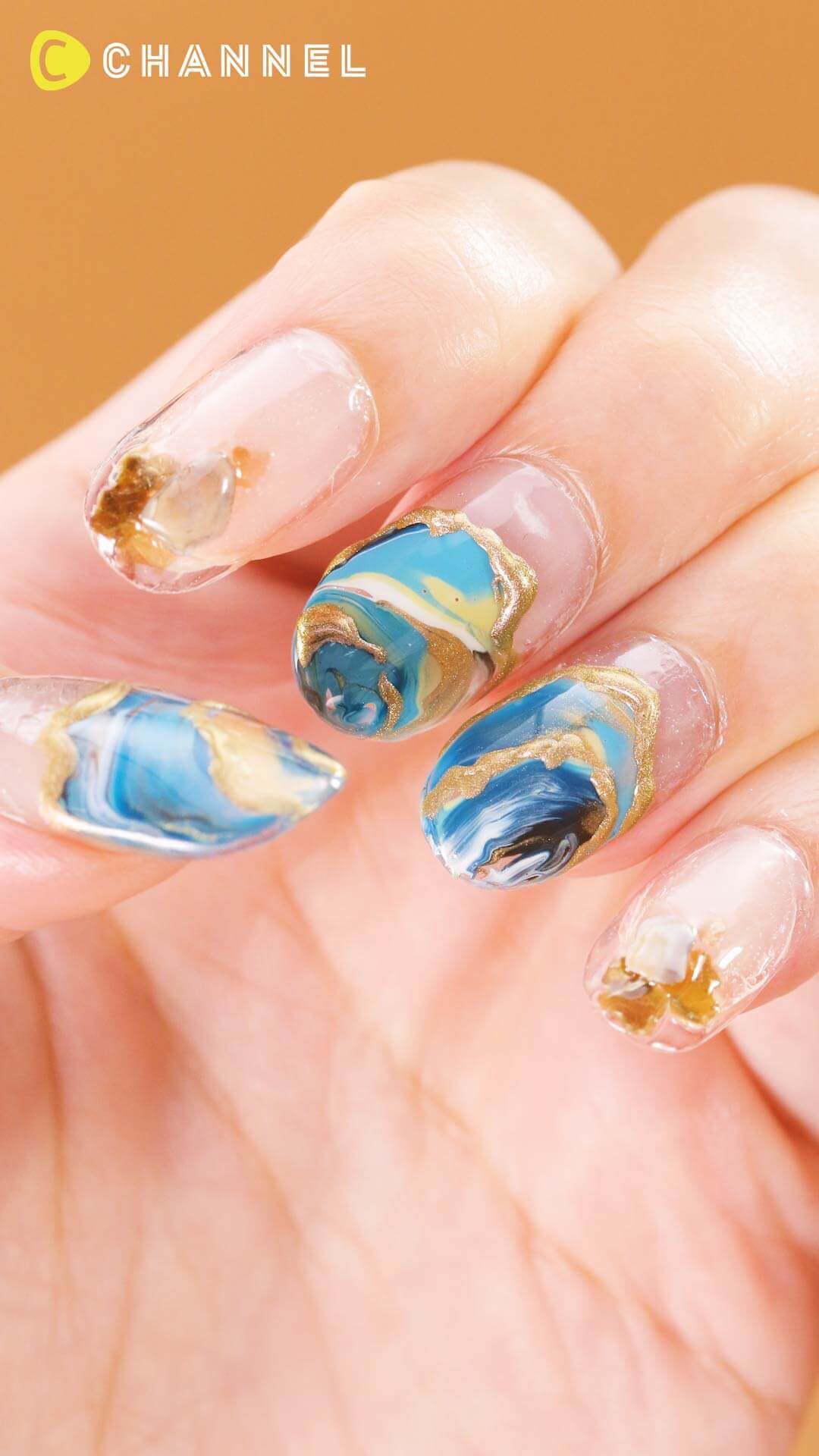 不器用さんでも大丈夫♡置くだけニュアンスネイル