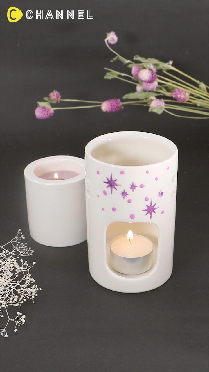 温度で色が変わる! 変色キャンドルデコレーション