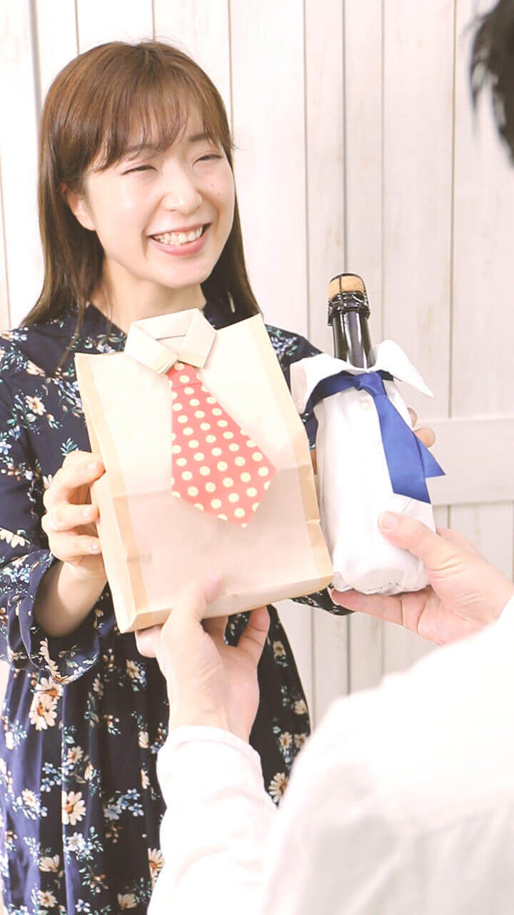 ありがとうを伝えたい♡簡単にできる父の日ラッピング2選