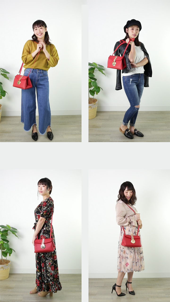 どんなコーデにもぴったり◎技あり！シンプルショルダーバッグ