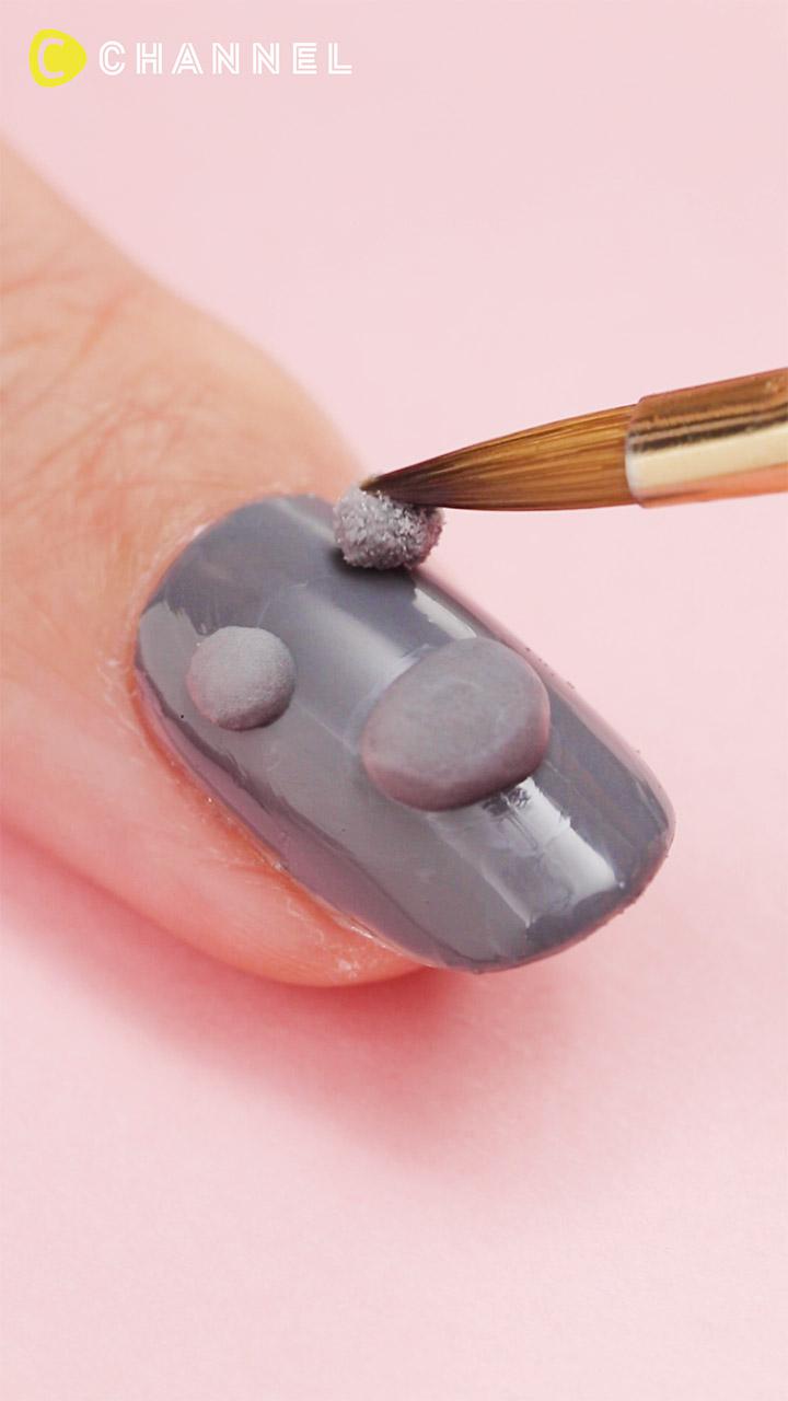 気分が上がる♡くまくまネイル