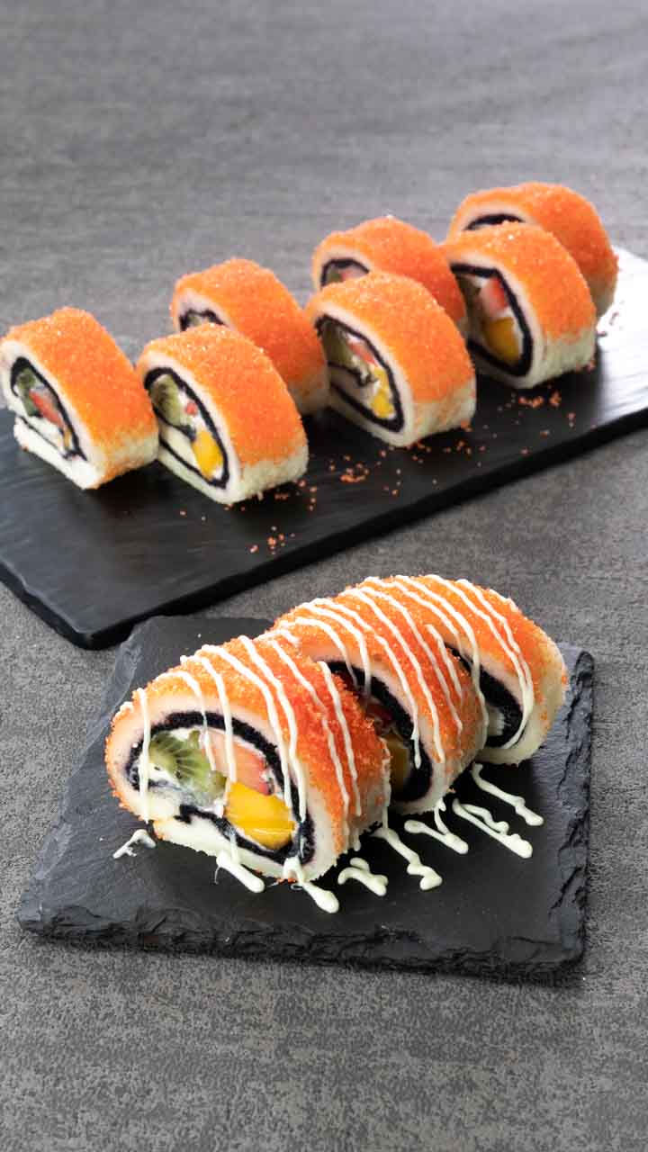 あま～いカリフォルニアロール風ケーキ