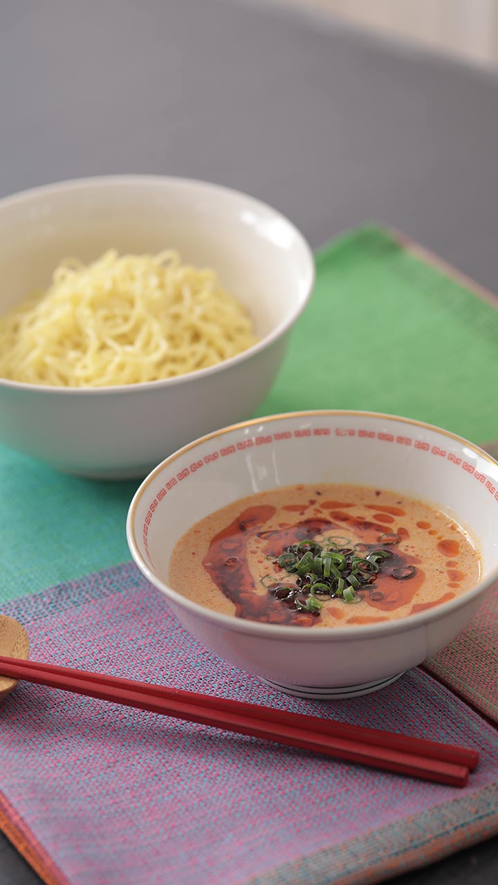 作るの簡タン♪ハートは満タン♪ 豆乳担々つけ麺