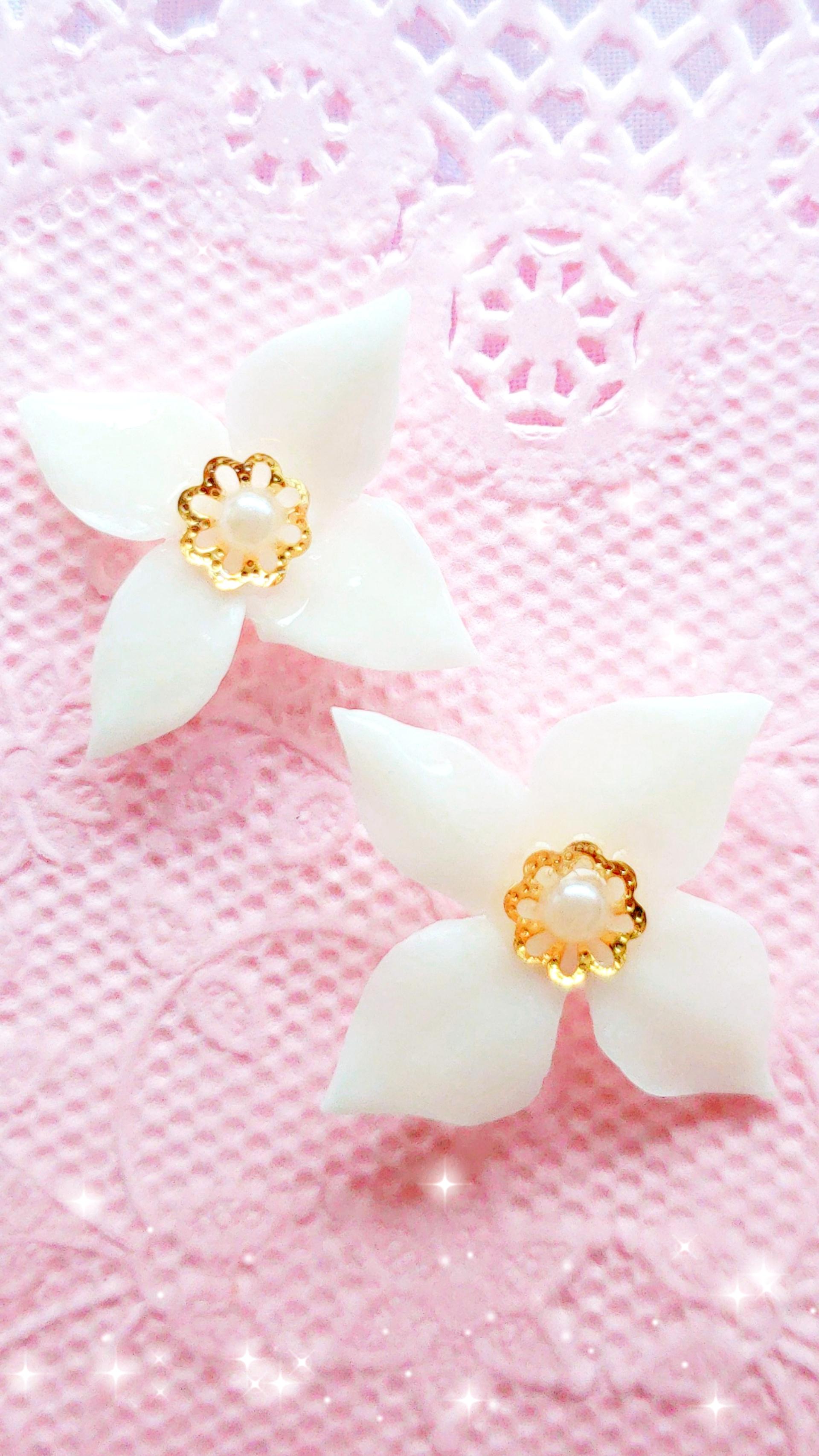 【アクセサリーパーツDIY】粘土で作る！クラフトフラワー