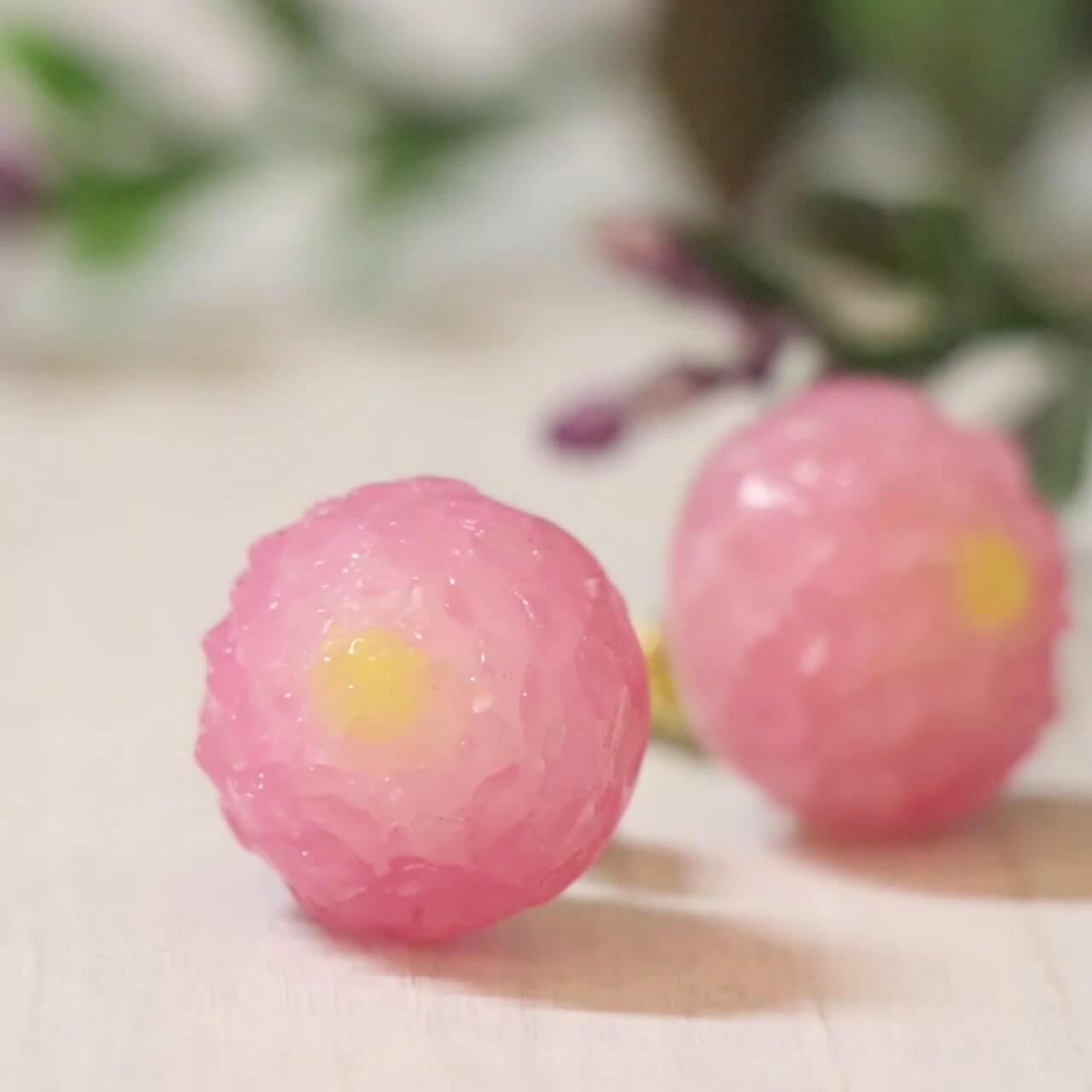 はさみで簡単♩「カッティングフラワーピアス」