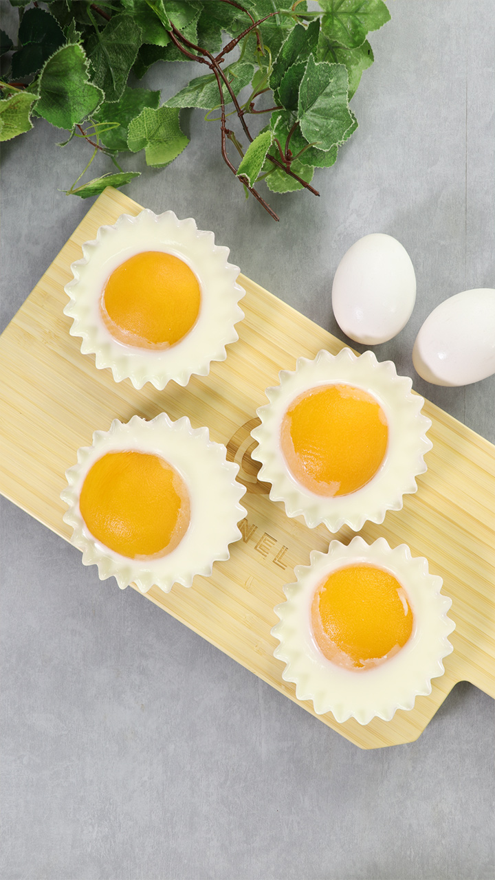 杏仁プリンの簡単レシピ！まるで目玉焼きみたい!?