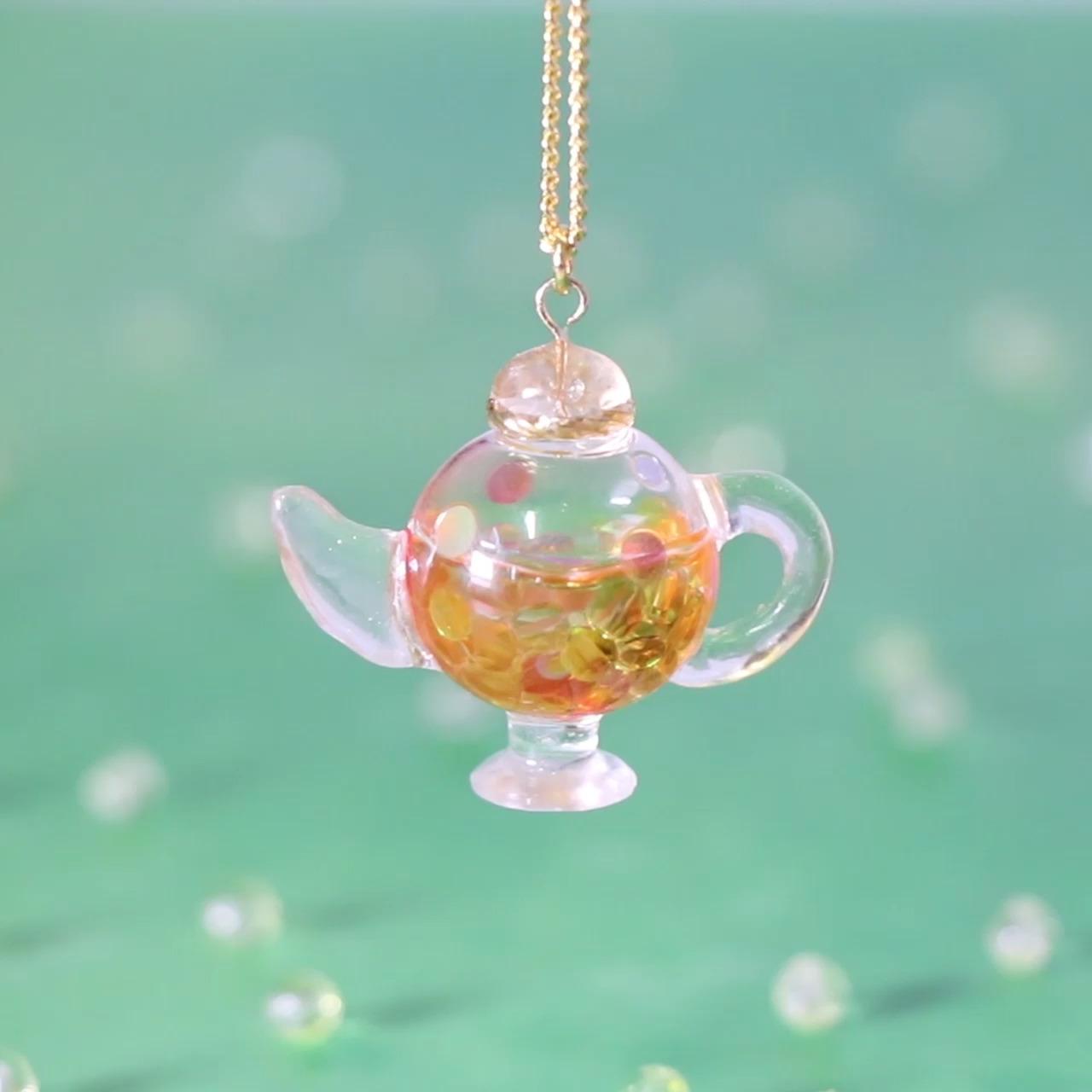 ほっ♡と一息「ティーポットネックレス」