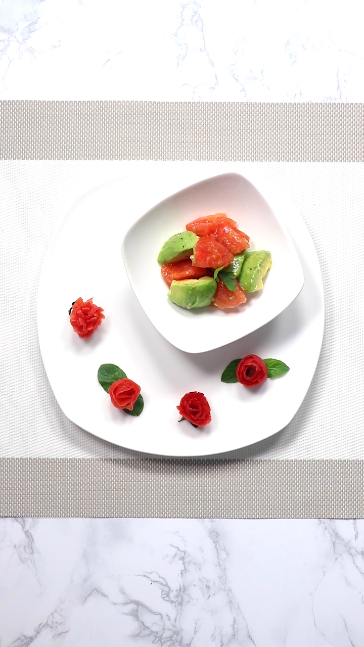 トマトマリネレシピ。フラワートマトもできちゃう！