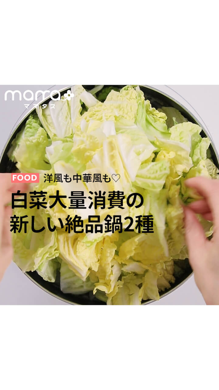 洋風も中華風も♡白菜大量消費の新しい絶品鎬2種