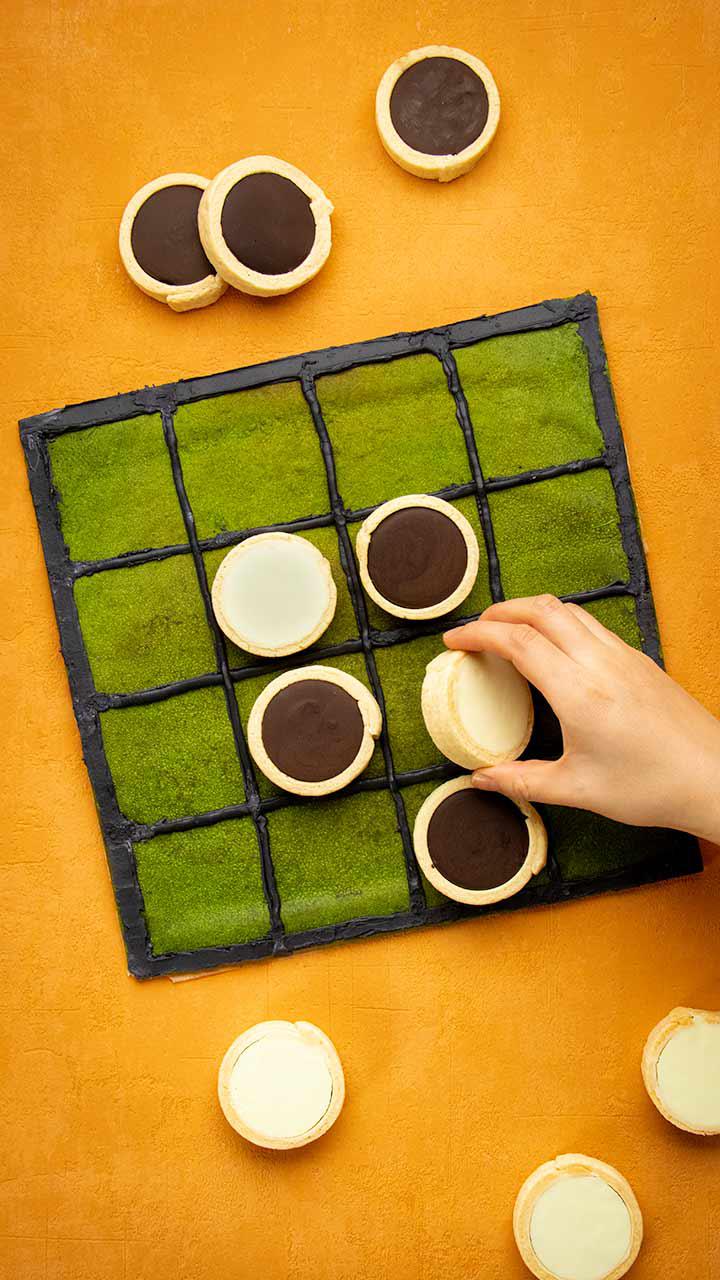 勝てるかな????濃厚チョコクリームのオセロクッキー