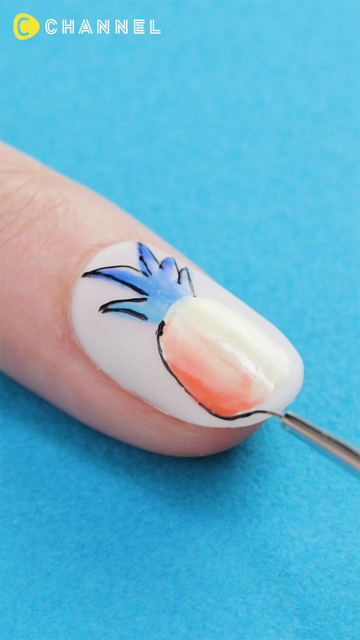 指先にアート！グラフィティアートネイル