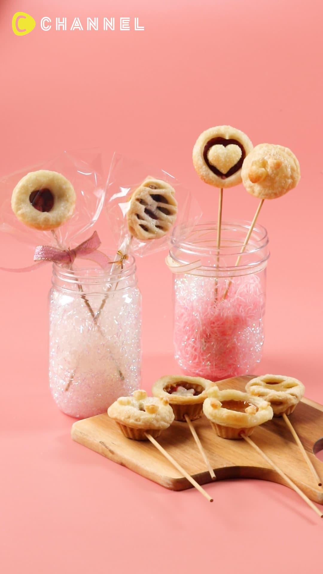 １口サイズがかわいい♡ ジャムパイポップ