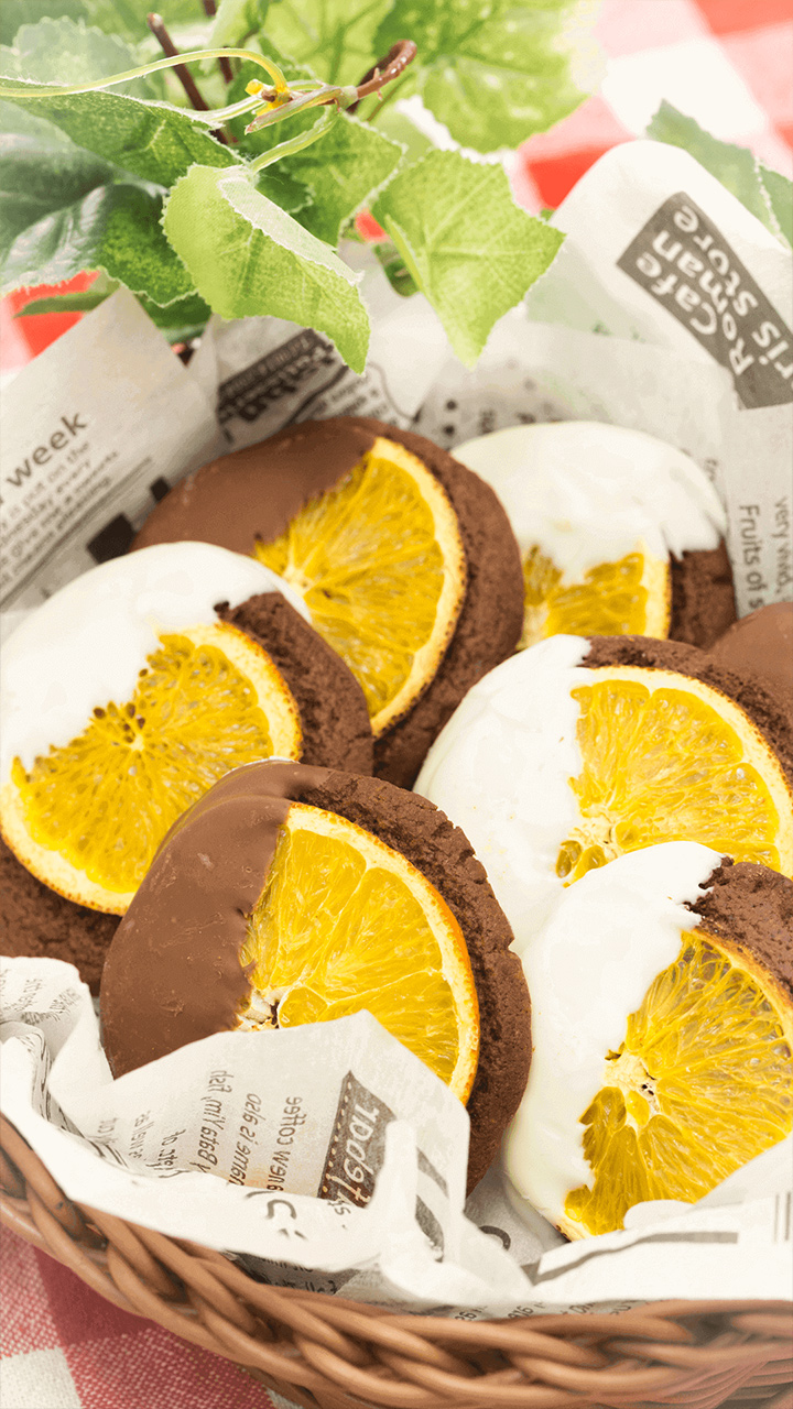 簡単お洒落な焼き菓子♡オレンジのまんまクッキー