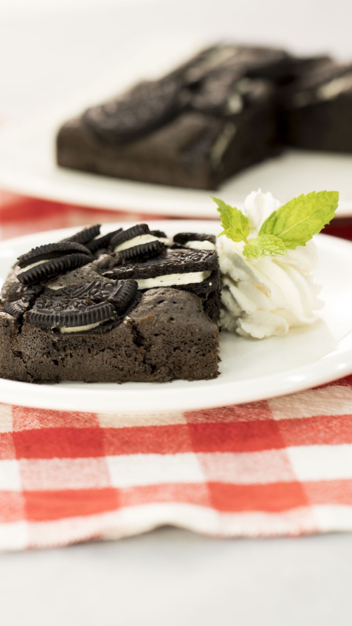 彼もイチコロ♡オレオのブラックブラウニー