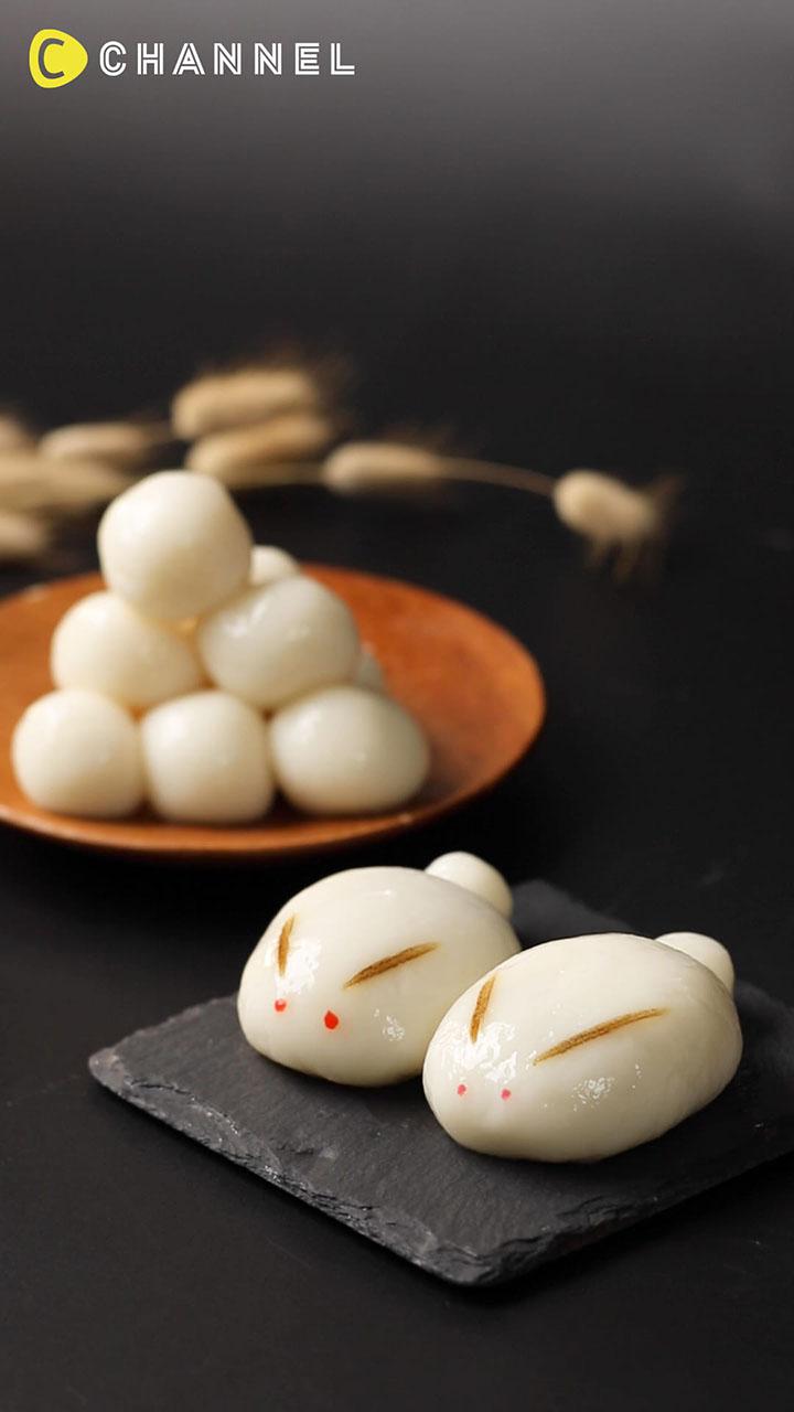 ぷにぷに可愛い♡月見うさぎ団子