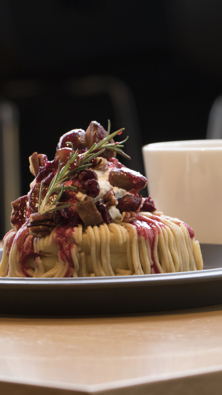 【募集終了】秋スイーツのド定番♡和栗のモンブランパンケーキ