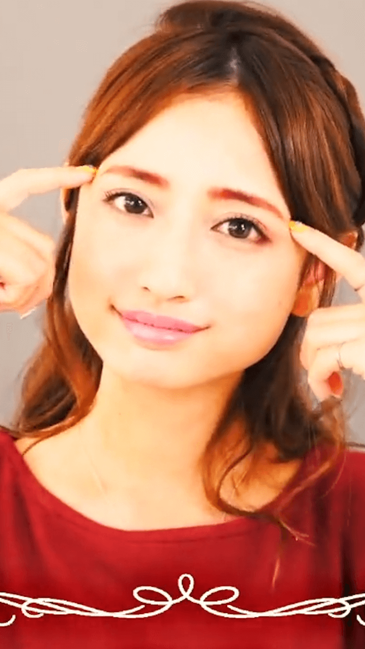 1点変えで秋仕様♡旬顔をつくる"赤眉メイク"