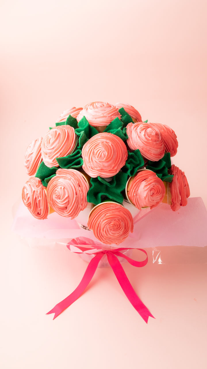 びっくりプレゼント!!マフィンで花束