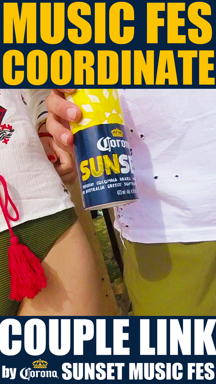 【カップルリンクコーデ】@CORONA SUNSET FESTIVAL 2017