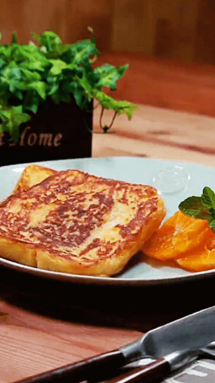 板チョコごろっと！オレンジフレンチトースト♡