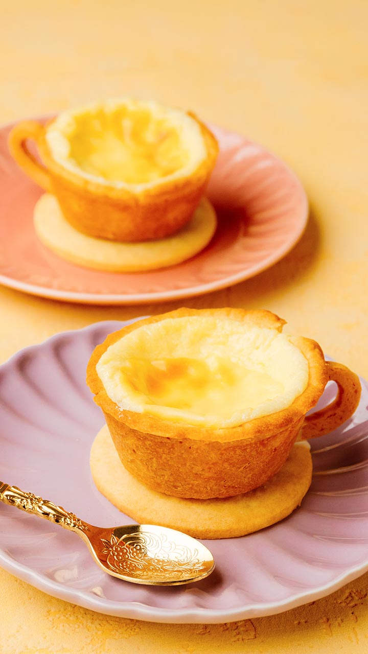 お茶の時間にぴったり??ティーカップチーズケーキ