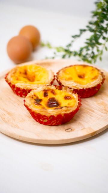 【簡単】混ぜて焼くだけ！濃厚エッグタルト