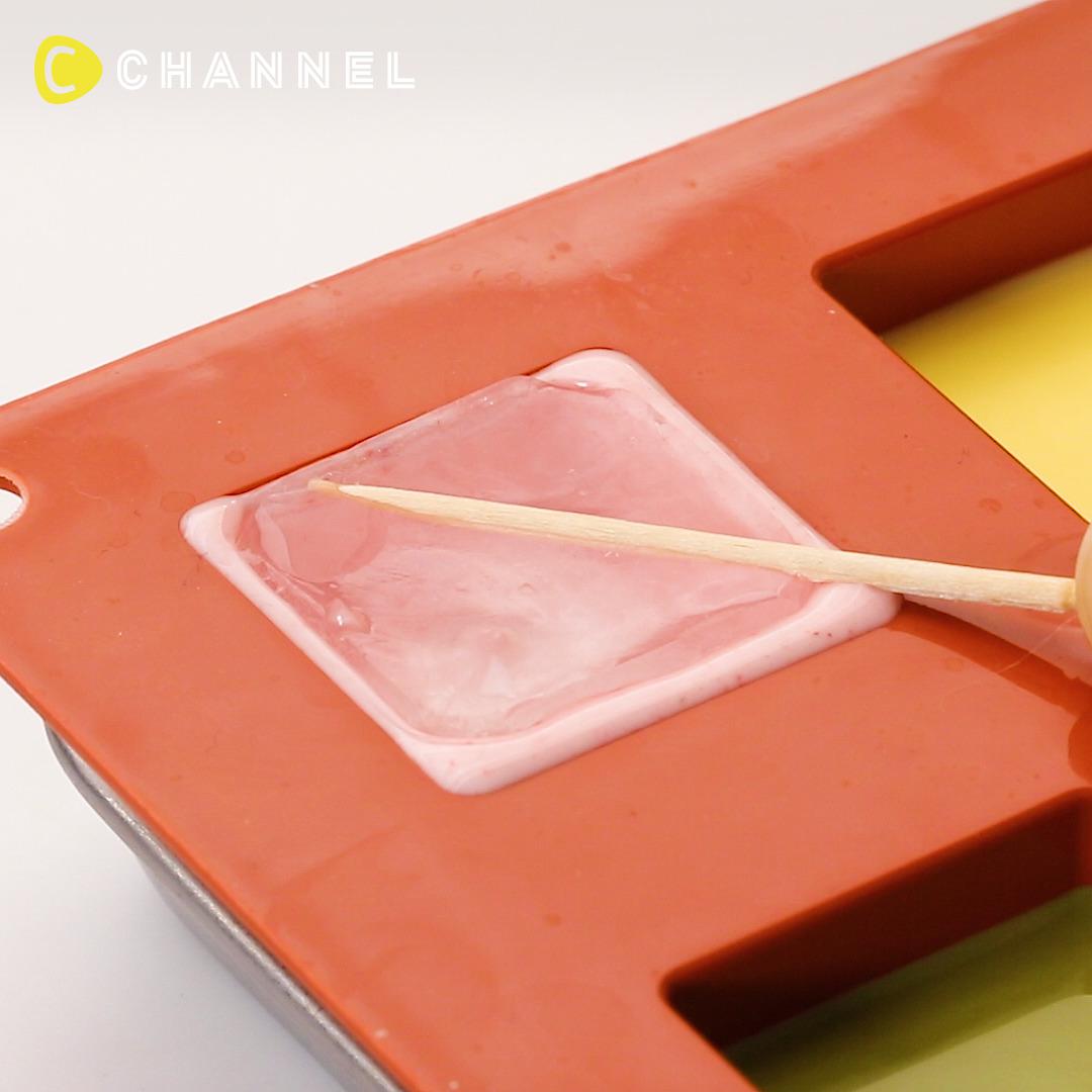 フォトジェニックなキューブ型スイーツ♡「チョコゼリー」