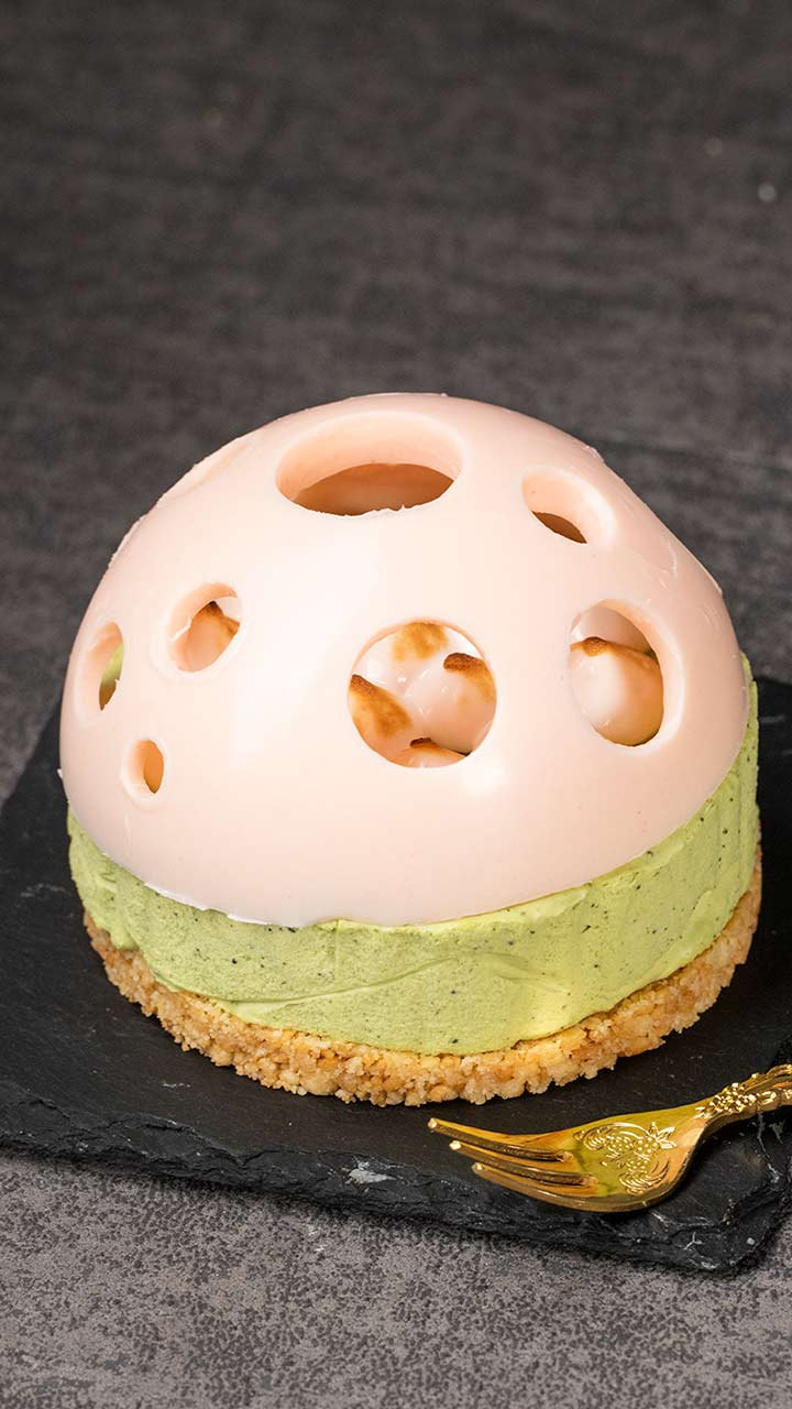 なかが見えちゃう☆アート系抹茶ドームムース
