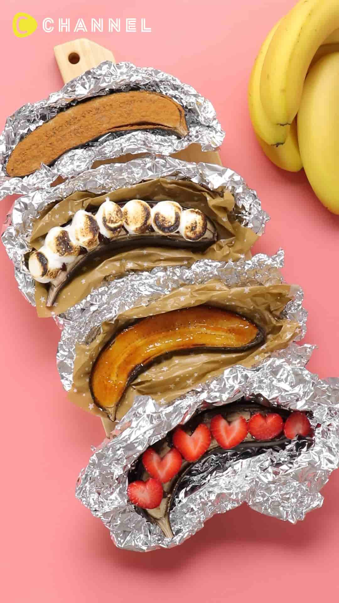 香ばしくて甘〜い♡焼きバナナ