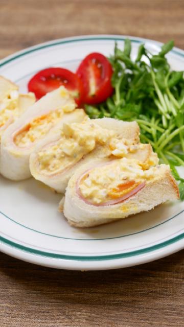 【簡単】食パン1枚！たまごサンド
