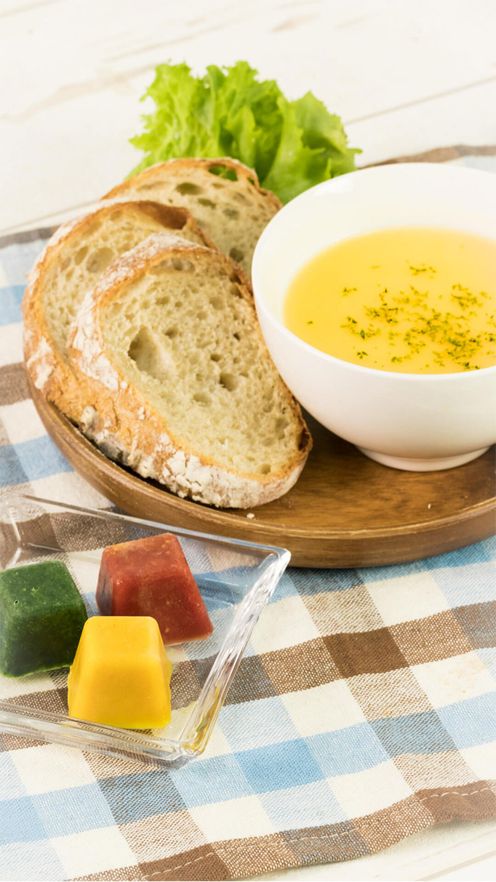 〇〇で！？即席キューブスープ