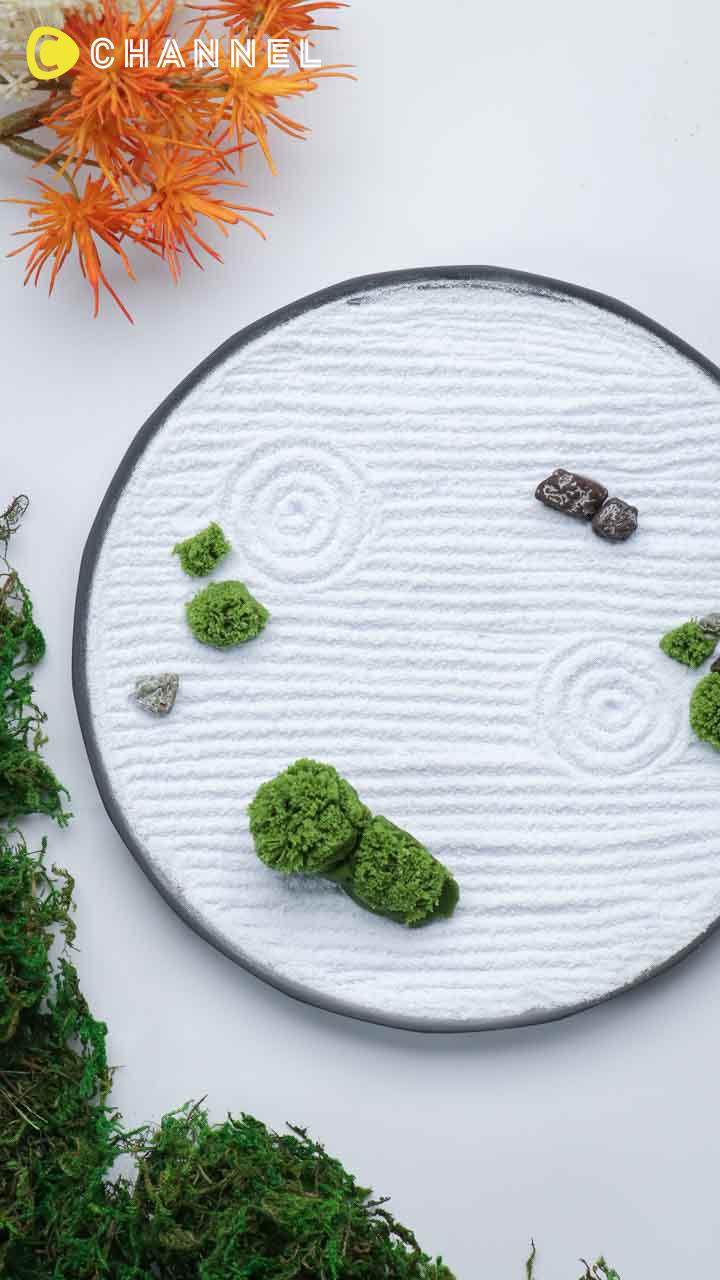 心静かに・・・ 食べられる枯山水