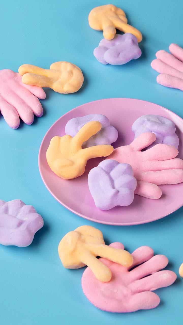 アルミホイルで簡単！ふにふに♡じゃんけんマシュマロ