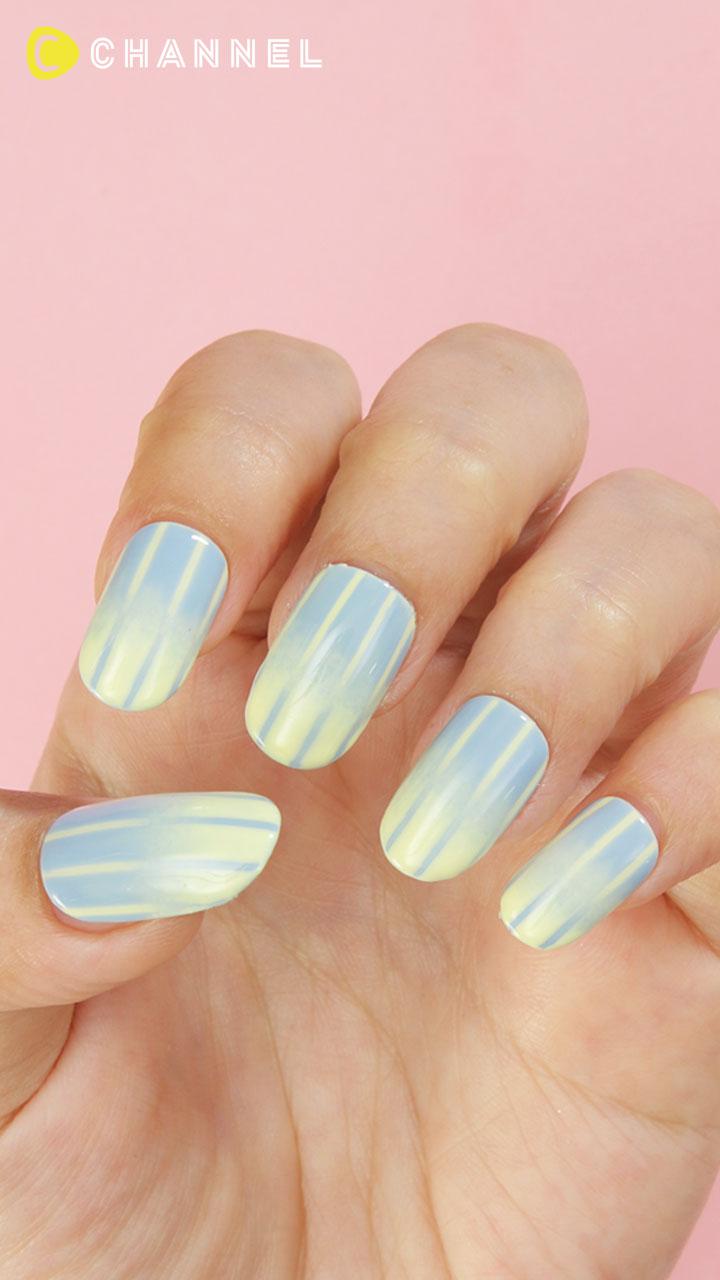 冬空に映える！爽やか!! パステルストライプ