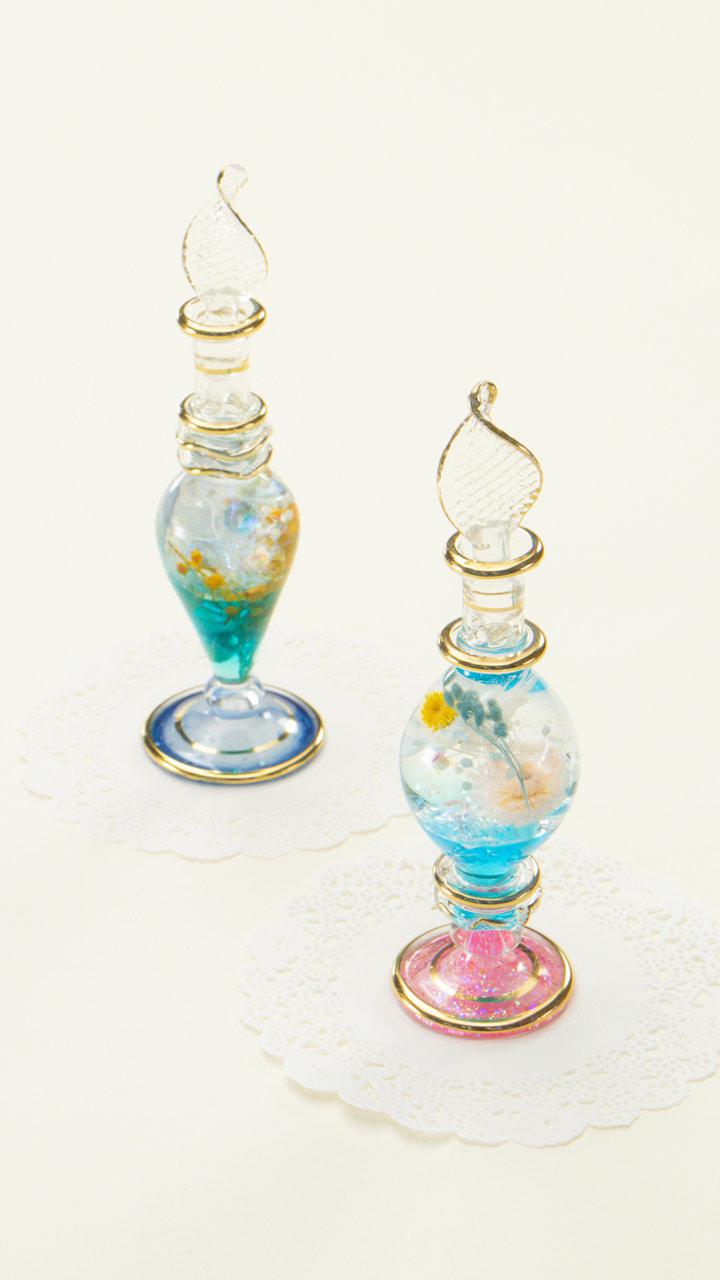 彩りを閉じ込めて♡エジプシャングラスで作る2層のハーバリウム