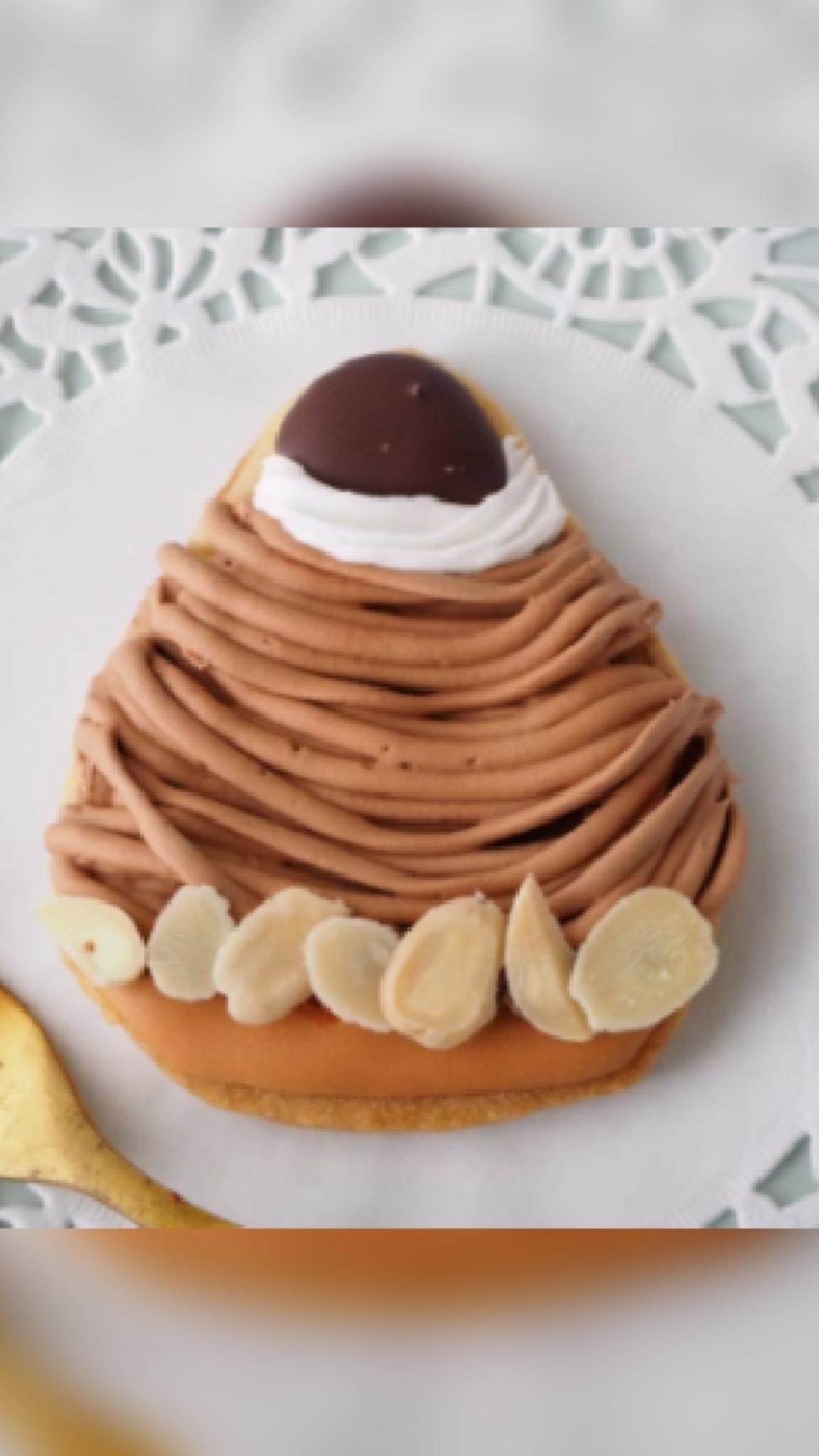 モンブランのアイシングクッキー