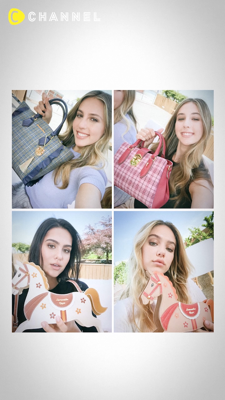 話題の姉妹に学ぶ！一緒に自撮りすると◎なバッグ3選♪