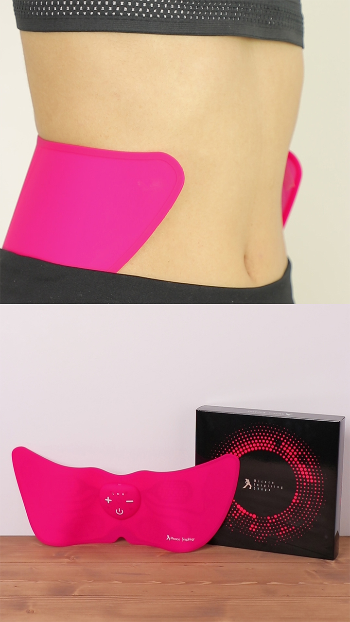 目指せ美ボディ！つけるだけで骨盤周りをトレーニング！EMSパッド