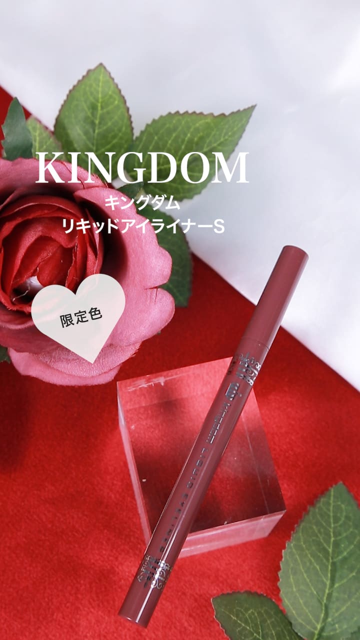 【キングダム】高発色バーガンディ♡リキッドアイライナー